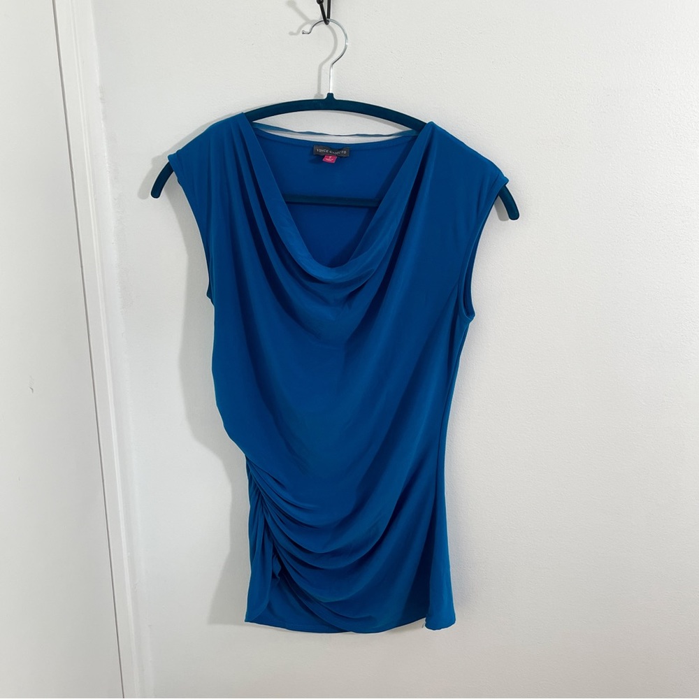Vince Camuto Sleeveless Blue top size S